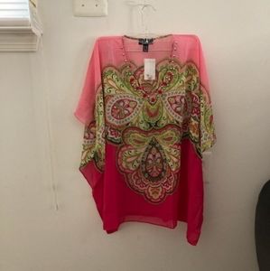 Nwt Women's Blouse with Tank Top